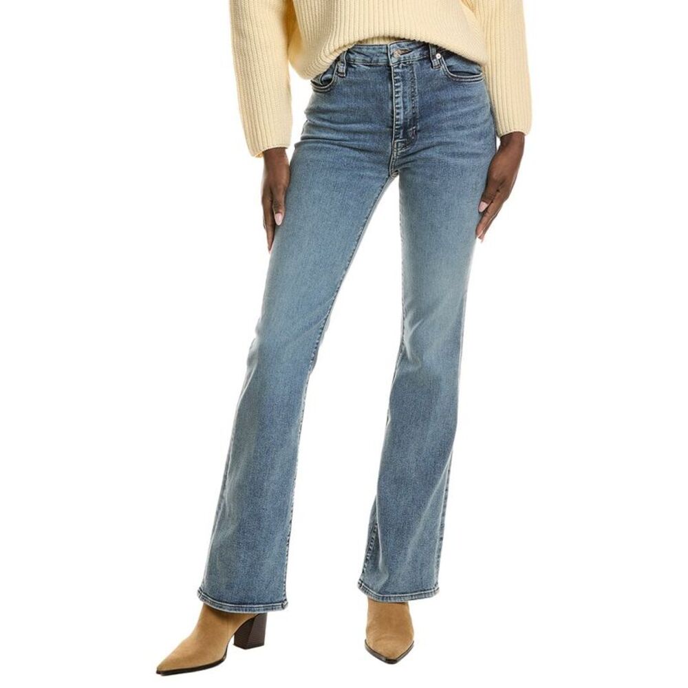 Frame Denim Women's Mid Wash Boot Cut Jeans - Blue